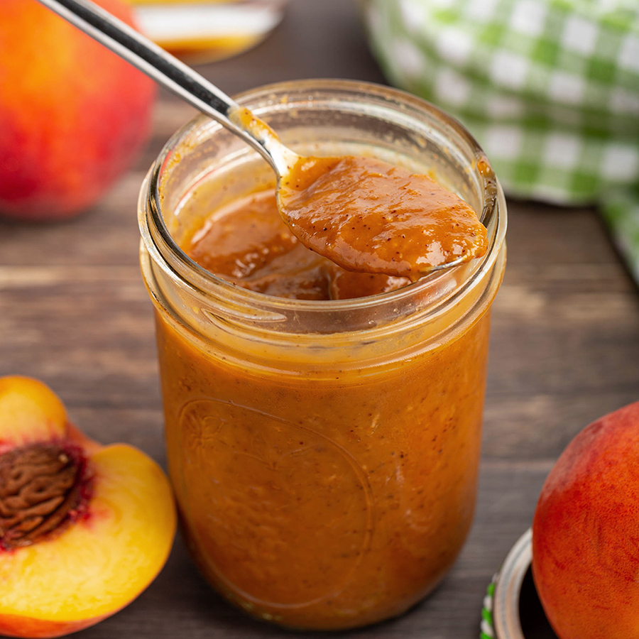 Peach-Bourbon BBQ Sauce
