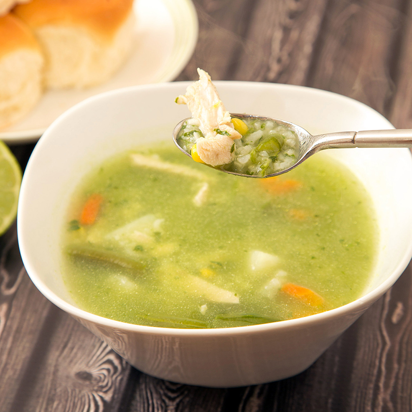 Aguadito de Pollo (Peruvian Chicken and Cilantro Soup)