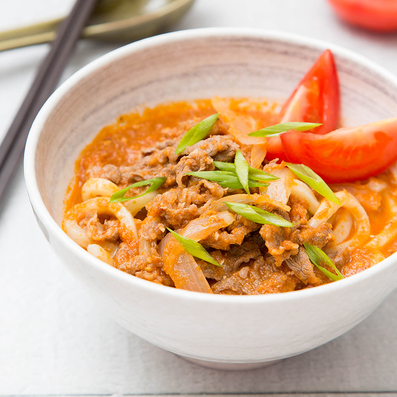 Beef Tomato Udon Soup