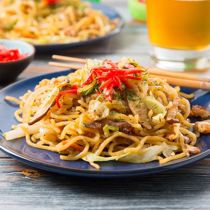 Yakisoba with Pork Belly Recipe Cart