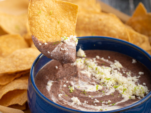 Cheesy Black Bean Dip - The Missing Lokness