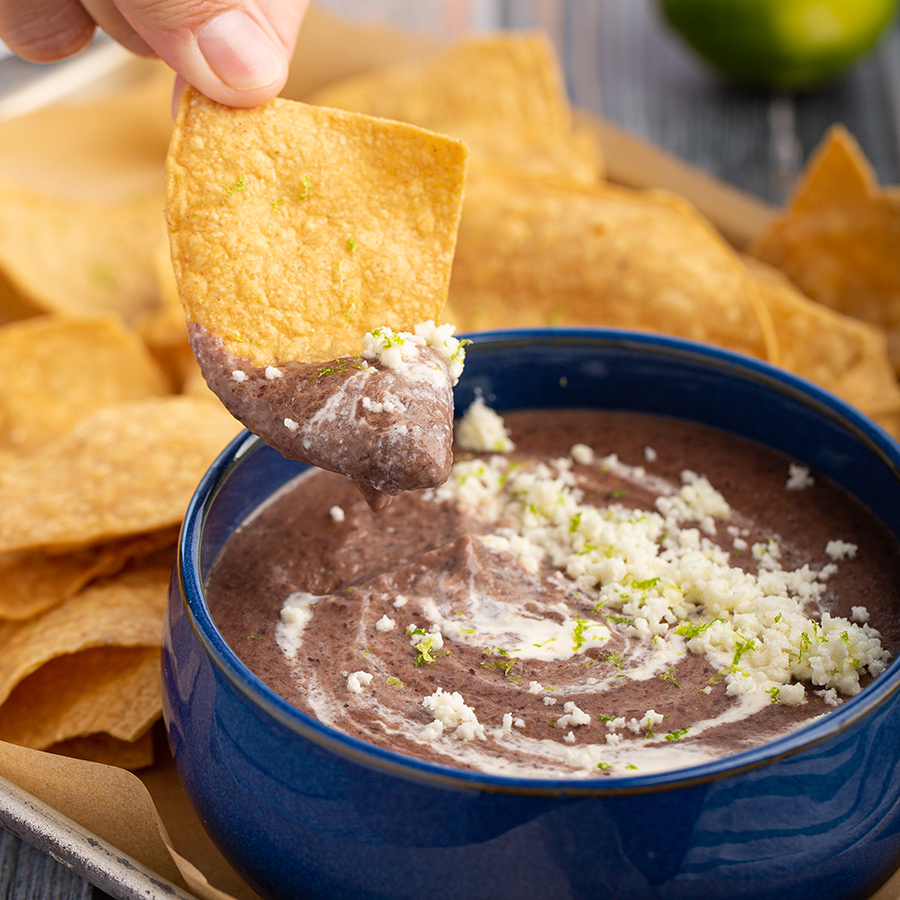 Cheesy Black Bean Dip - The Missing Lokness