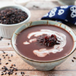 Black Glutinous Rice and Coconut Milk Dessert Soup #dessertsoup #chinesefood #coconutmilk #blackglutinousrice | The Missing Lokness